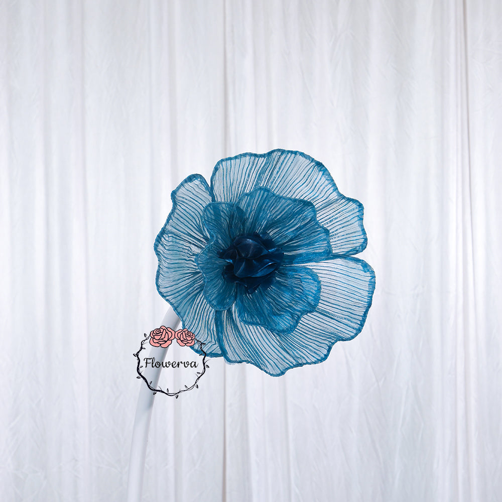 Flowerva Giant Tulle Flower Centerpiece Wedding & Event Decor