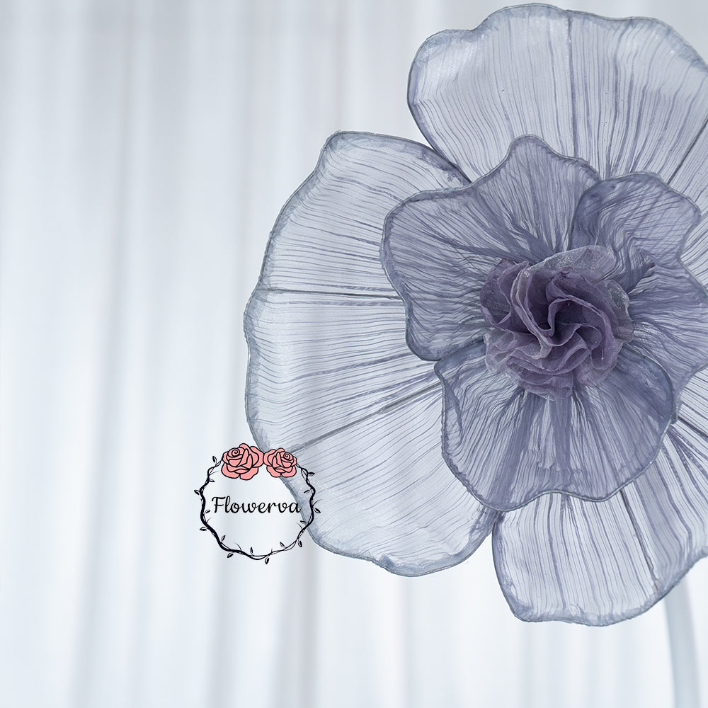 Flowerva Fabric Giant Flower Centerpiece Luxury Wedding & Event Decor