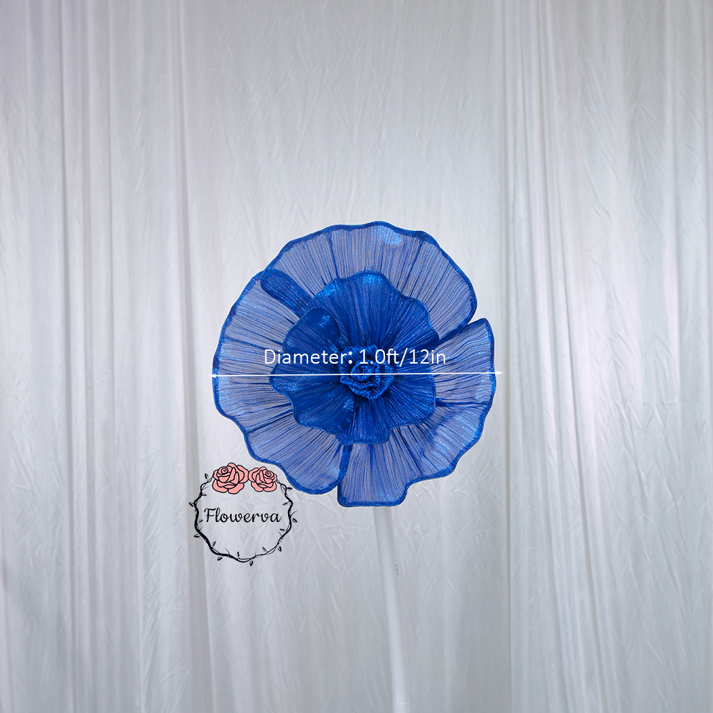 Flowerva Fabric Giant Flower Centerpiece Luxury Wedding & Event Decor