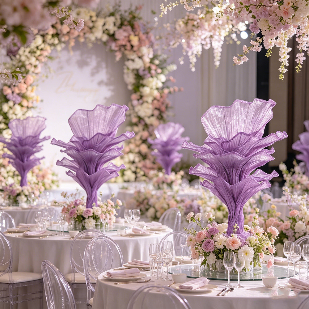 Flowerva Amethyst Wedding and Home Art Decoration