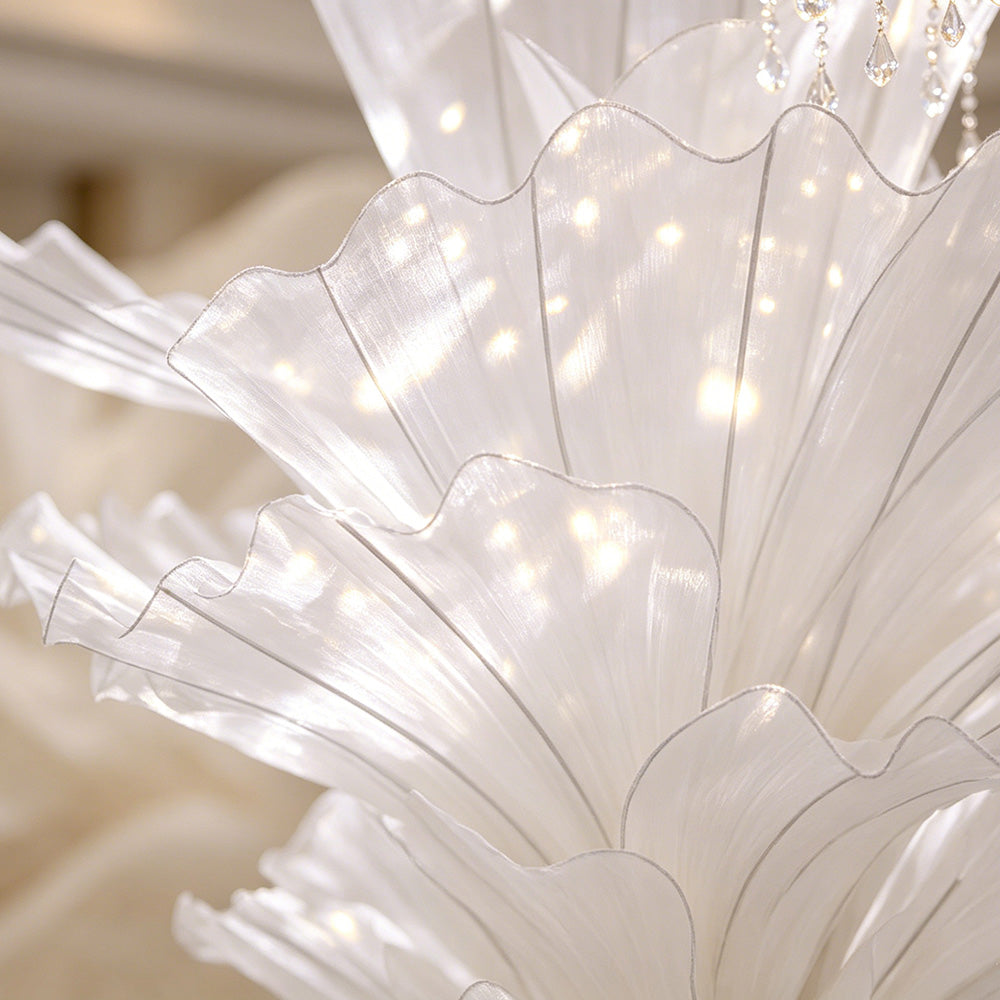 Flowerva Pure White Artistic Wedding Table Decorations