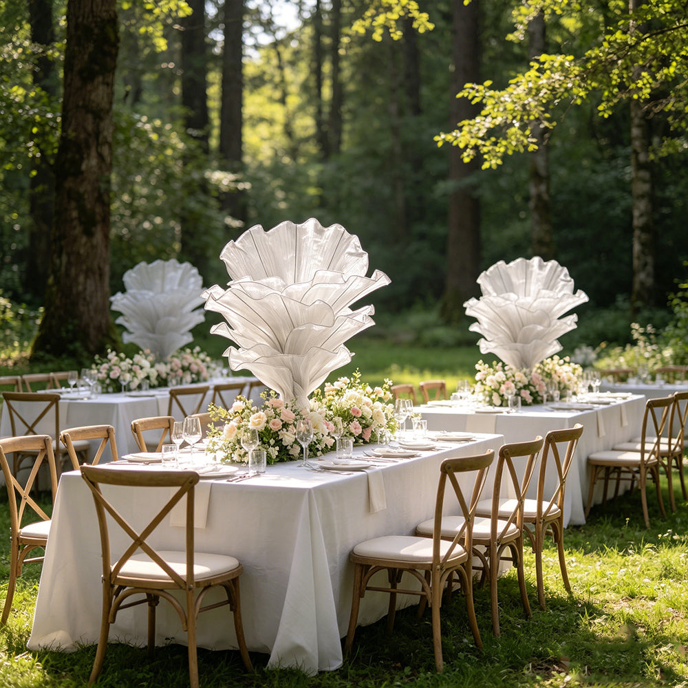 Flowerva''Morning Mist in the Mountains'' Grey Wedding Table Flower Decoration