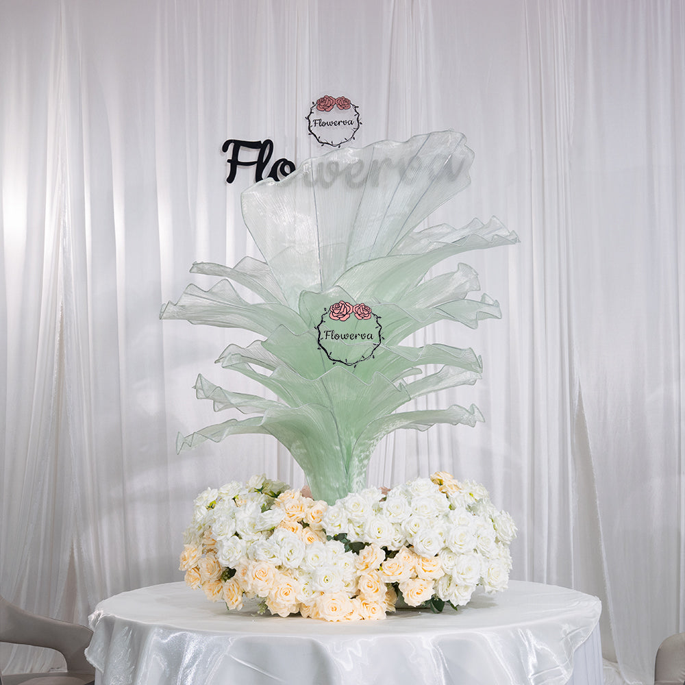 Flowerva Height Fabric Table Flower Wedding Decor(Without Flowers)