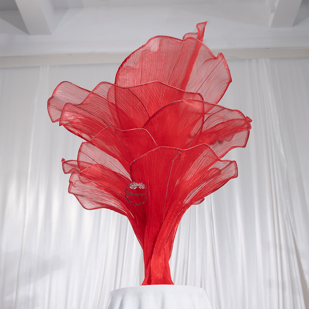 Flowerva Height Fabric Table Flower Wedding Decor(Without Flowers)