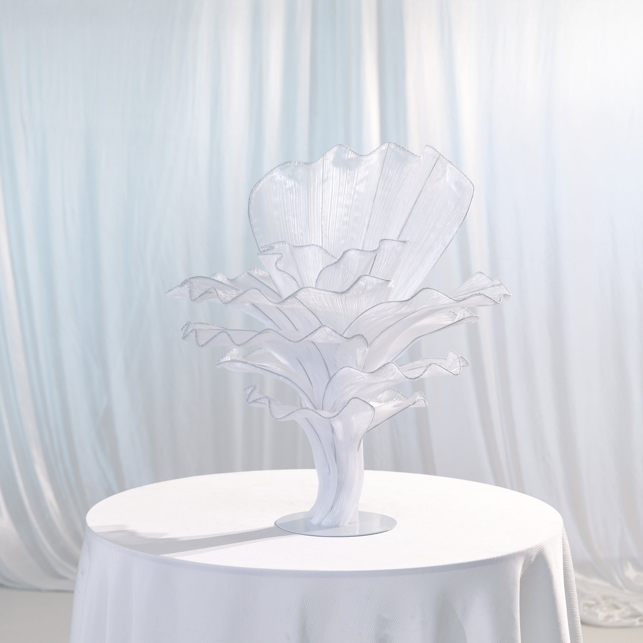 Flowerva Artistic Table Flower Wedding Decor Pure White 60cm