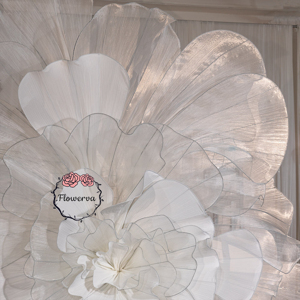 Flowerva Luminous Cloud Bloom Statement Decor