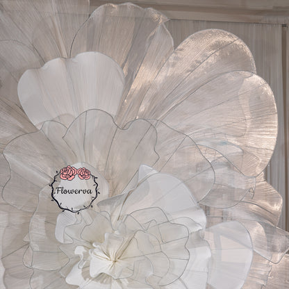 Flowerva Luminous Cloud Bloom Statement Decor