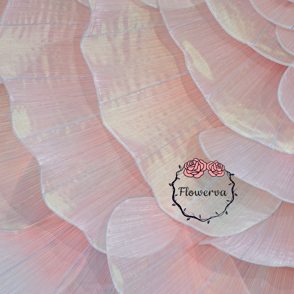 Flowerva Romantic Flower Art – Oversized 3D Petal Wedding Event Installation