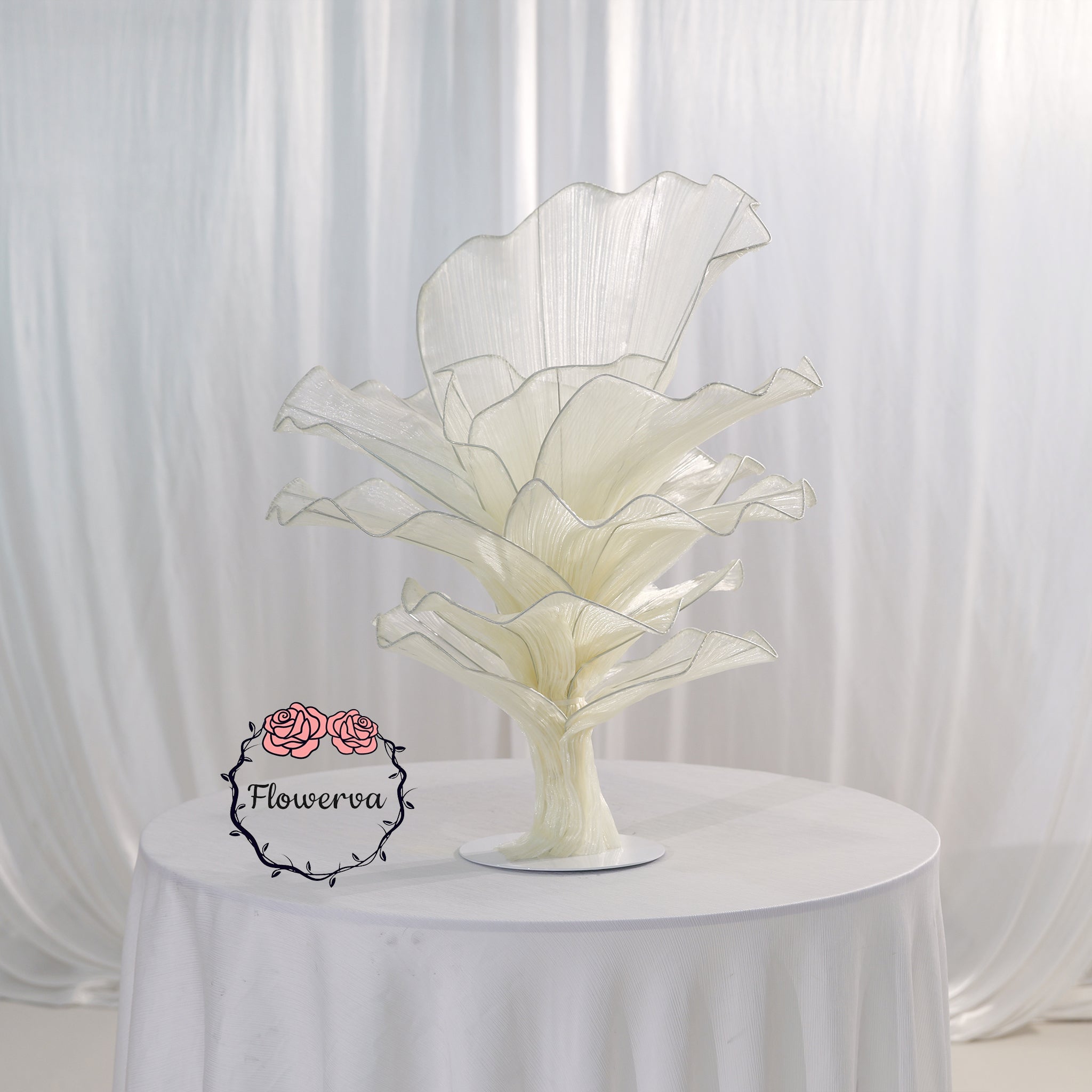 Flowerva Table Flower Weeding Decor Champagne 60cm