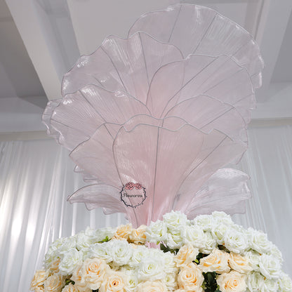 Flowerva Height Fabric Table Flower Wedding Decor(Without Flowers)