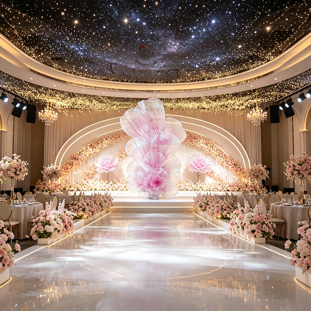 Flowerva Nebula Veil Bloom Wedding Decor