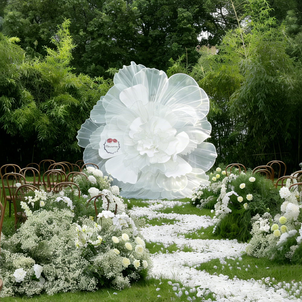 Flowerva Luminous Cloud Bloom Statement Decor