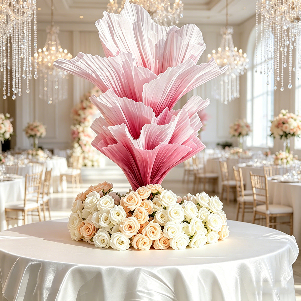 Flowerva "Romantic Light" Table Flower Wedding Decoration/Home Decor