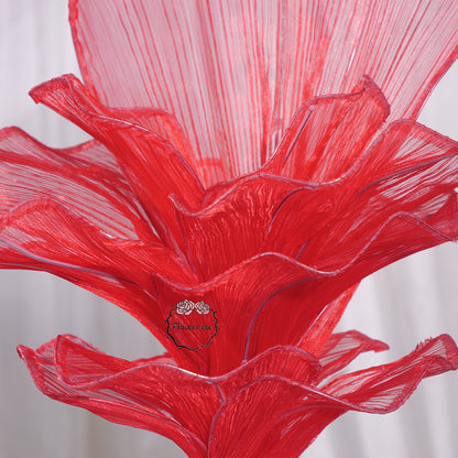 Flowerva Red Vintage Aesthetic Wedding Home Art Installation