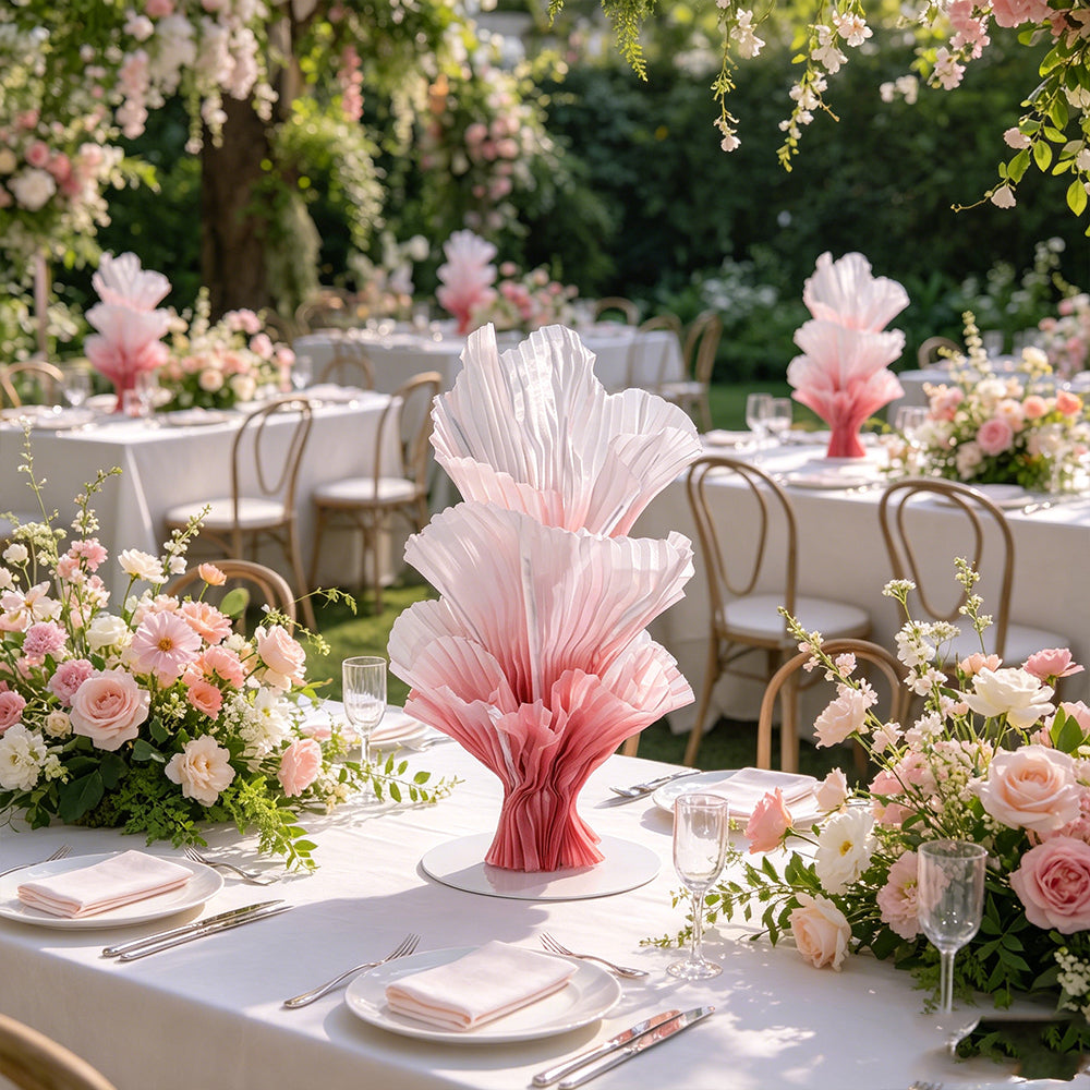 Flowerva "Romantic Light" Table Flower Wedding Decoration/Home Decor