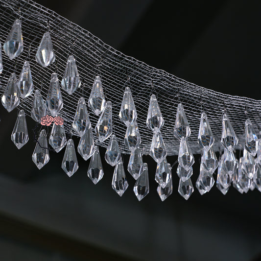 Flowerva Beaded Wire Mesh Wedding Decor