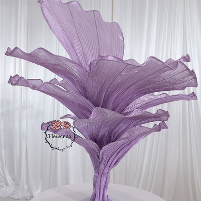 Flowerva Table Flower Wedding Decoration Pearl Purple