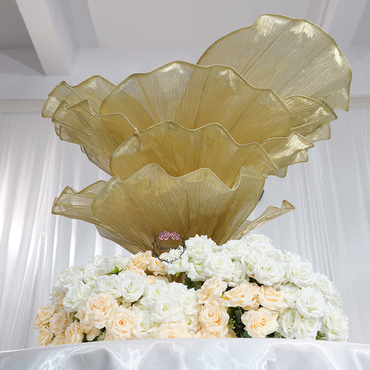 Flowerva  French Vintage Wedding Decor Champagne Gold 150cm