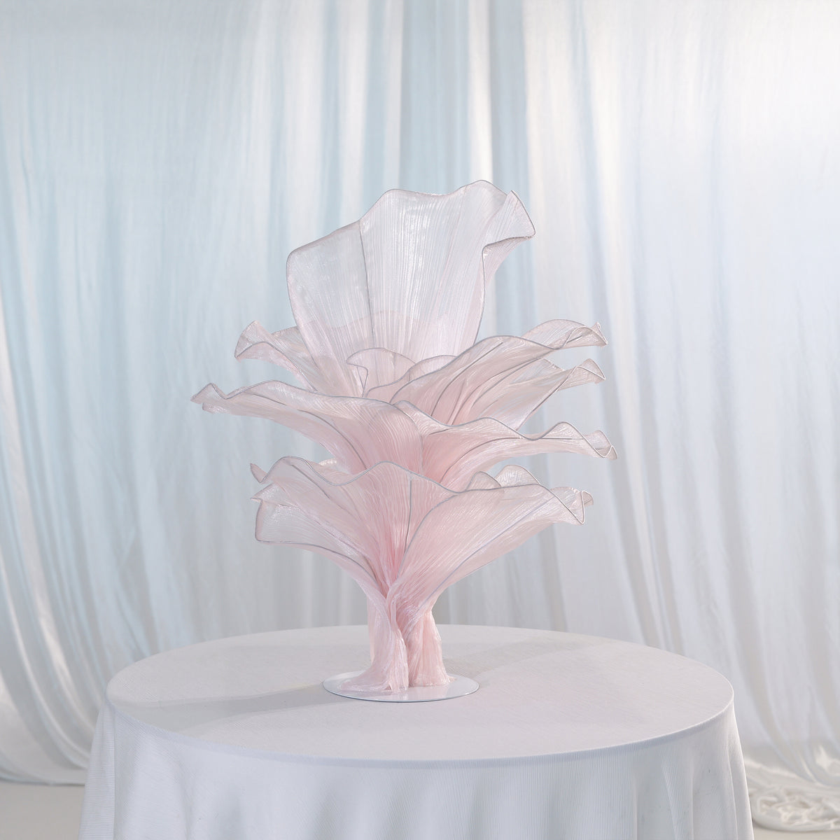Flowerva Luxury Fabric Floral Centerpieces Handcrafted Wedding & Event Decor