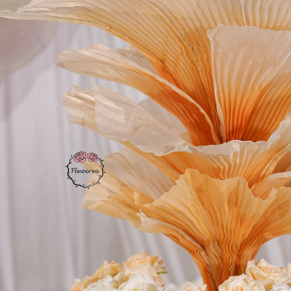 Flowerva Champagne Table Flower Wedding Table Centerpiece