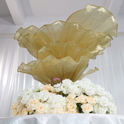 Flowerva Height Fabric Table Flower Wedding Decor(Without Flowers)
