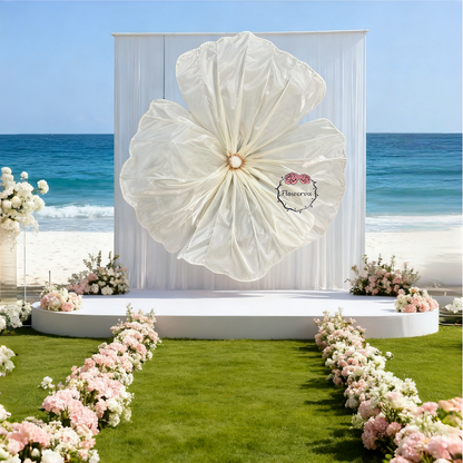 Flowerva Giant Ivory Mist-Inspired Floral Wedding Decor