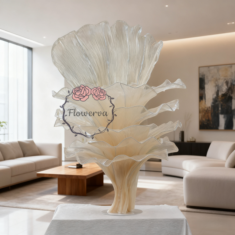 Flowerva Fabric Table Flower Wedding Decor Shopping Mall Decoration