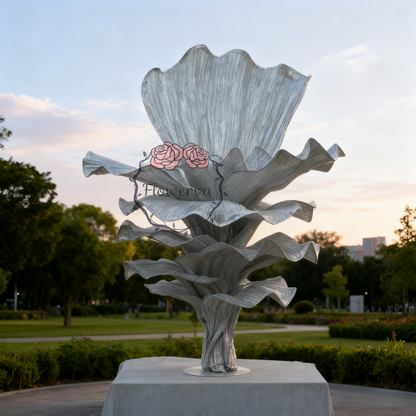 Flowerva Fabric Table Flower Wedding Decor Shopping Mall Decoration