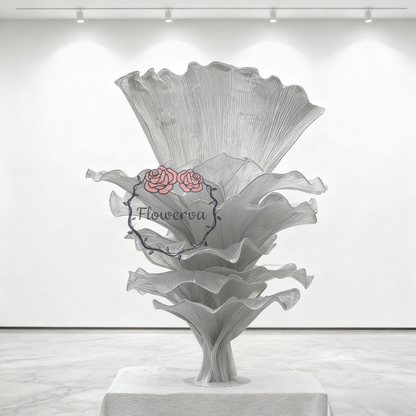 Flowerva''Morning Mist in the Mountains'' gray wedding table flower decoration