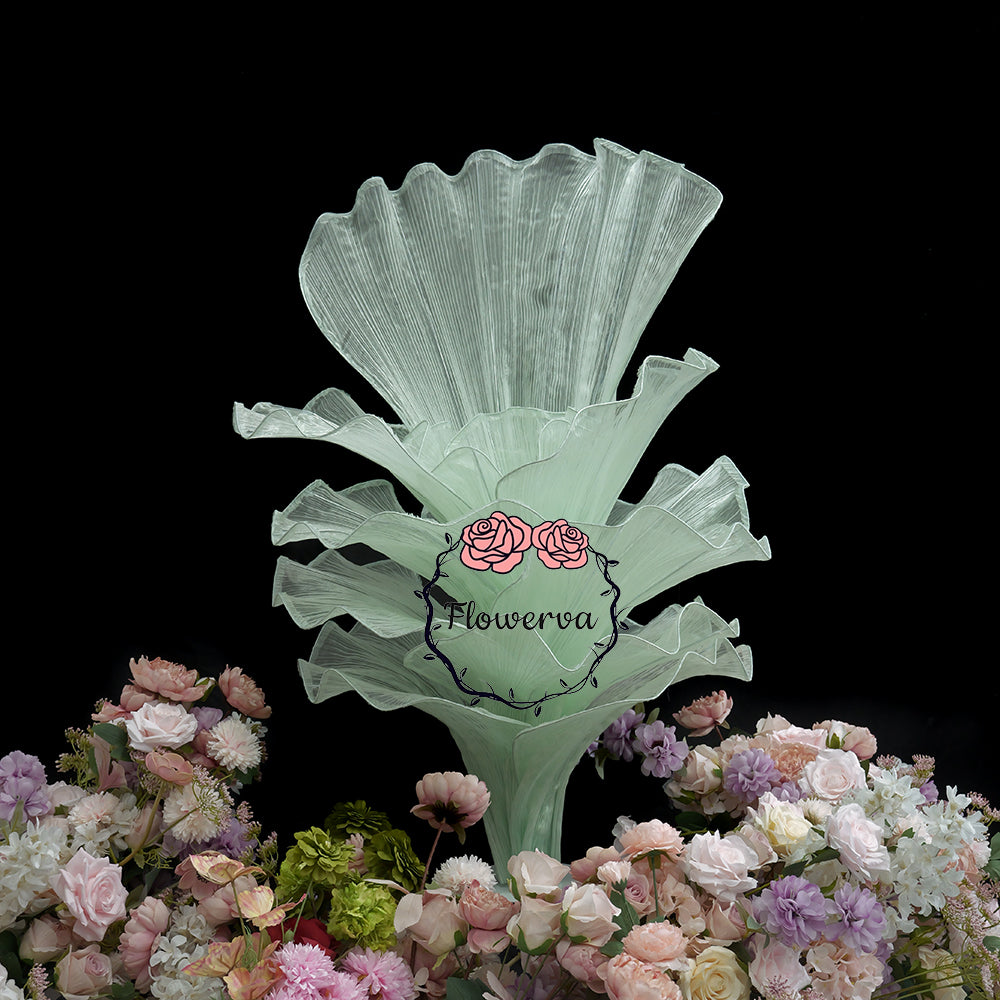 Flowerva Height Fabric Table Flower Wedding Decor(Without Flowers)