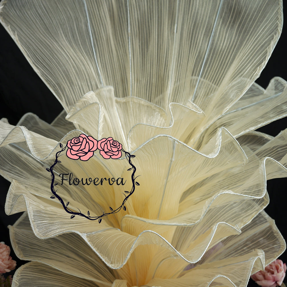 Flowerva Fabric Table Flower Wedding Decor Shopping Mall Decoration