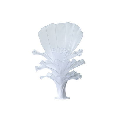 Flowerva Pure White Artistic Wedding Table Decorations