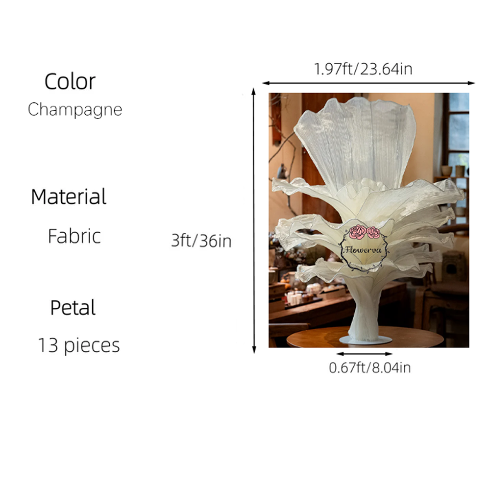 Flowerva Height Fabric Table Flower Christmas Decor (Including Hanging Decor)