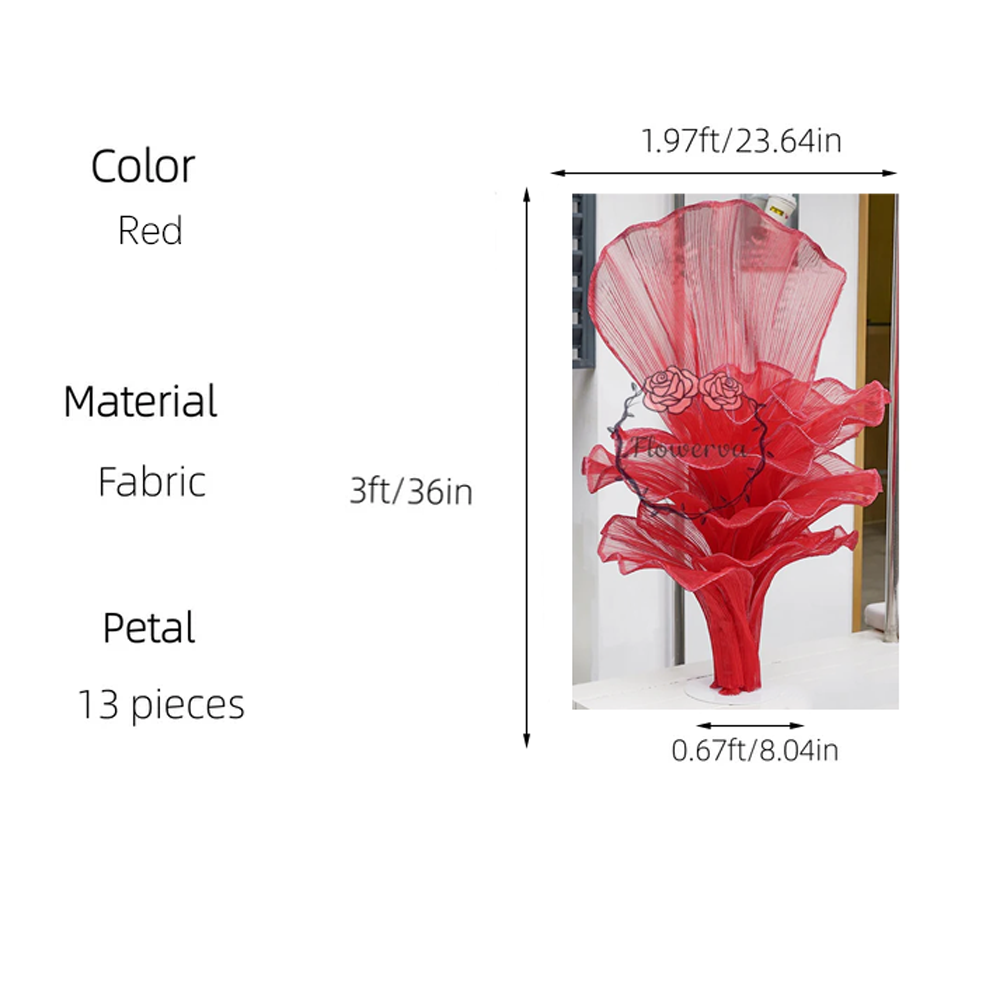 Flowerva Aesthetic Wedding Art Ceremony Red Vintage