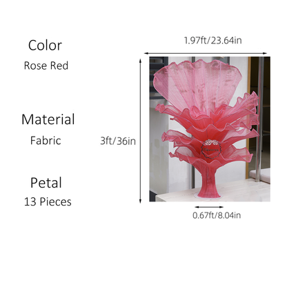 Clearance Flash Sale | Flowerva Height Fabric Table Flower 3ft