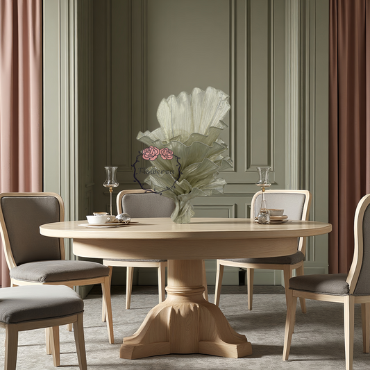 Flowerva's Blooming Golden Melody French Vintage Wedding and Home Art Decoration