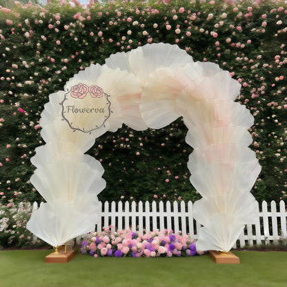 Flowerva Romantic Arc Aesthetic Wedding Arch Art Installation