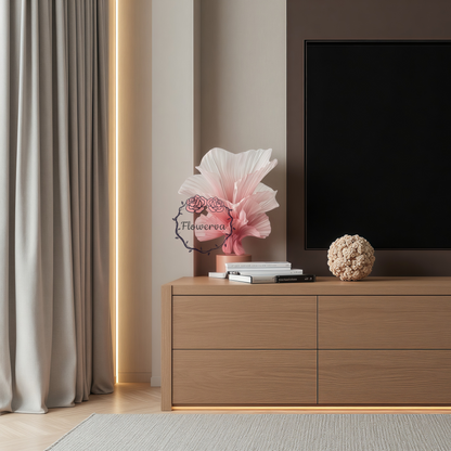 Flowerva Merlot Table Flower Wedding Table Centerpiece