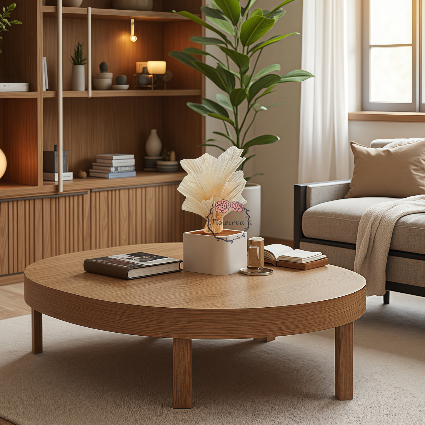 Flowerva Champagne Table Flower Wedding Table Centerpiece