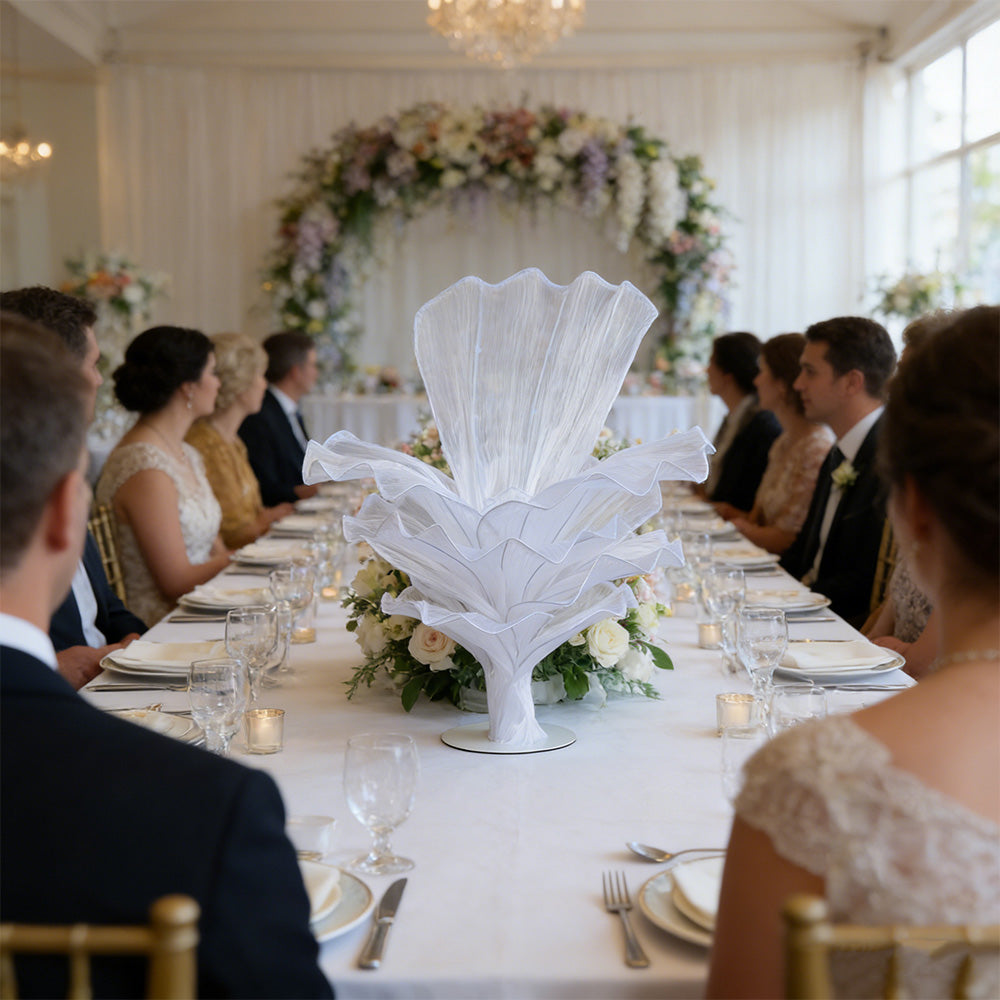 Flowerva Height Fabric Table Flower Wedding Decor(Without Flowers)
