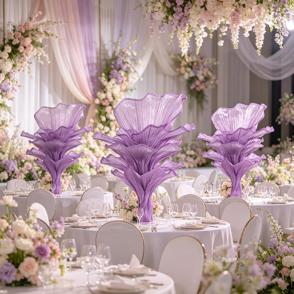 Flowerva Amethyst Wedding and Home Art Decoration