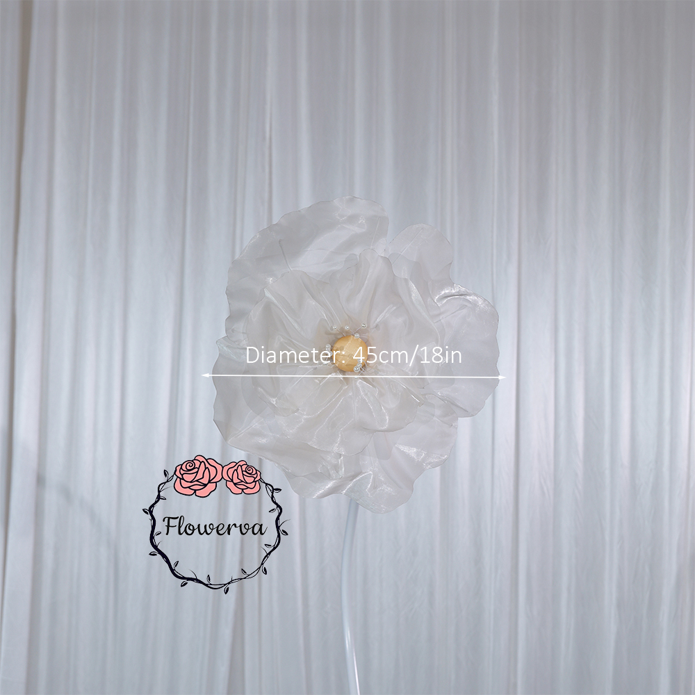 Flowerva Pearl Core Wave Contour Premium Decor