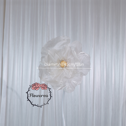 Flowerva Ivory Core Wave Contour Premium Decor