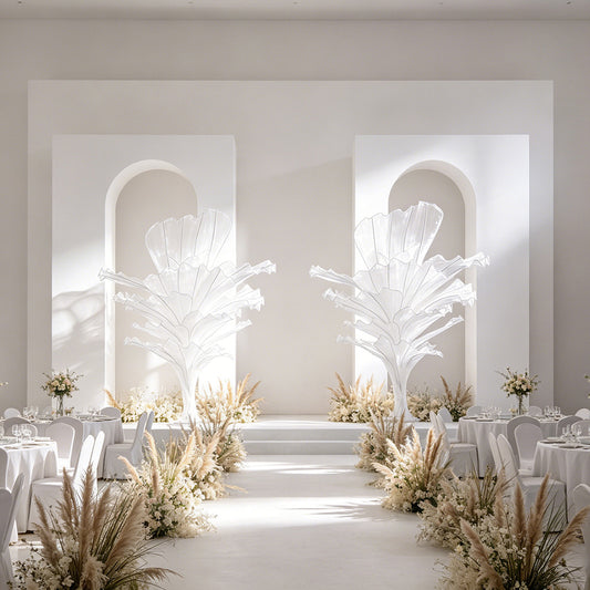 Flowerva Height Fabric Table Flower Wedding Decor(Without Flowers)