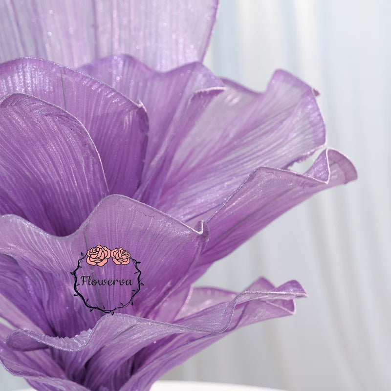 Flowerva Luxury Fabric Floral Centerpieces Handcrafted Wedding & Event Decor
