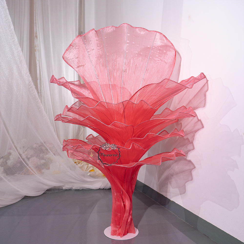 Flowerva Red Vintage Aesthetic Wedding Home Art Installation