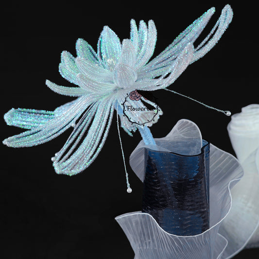 Flowerva Crystal Shinning "Baolian Lantern " Handmade DIY Flower