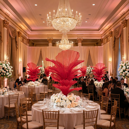 Flowerva Height Fabric Table Flower Wedding Decor(Without Flowers)