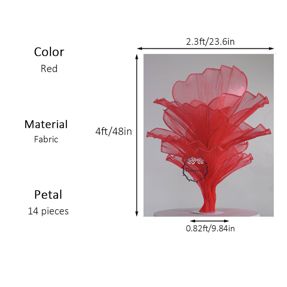 Flowerva Aesthetic Wedding Art Ceremony Red Vintage