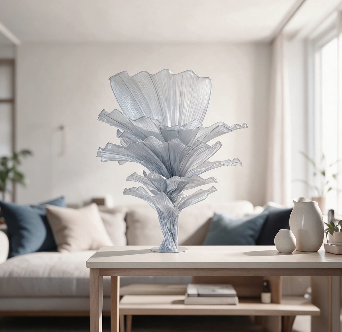 Flowerva "Glacier Flower" Luxury Wedding and Home Art Decoration